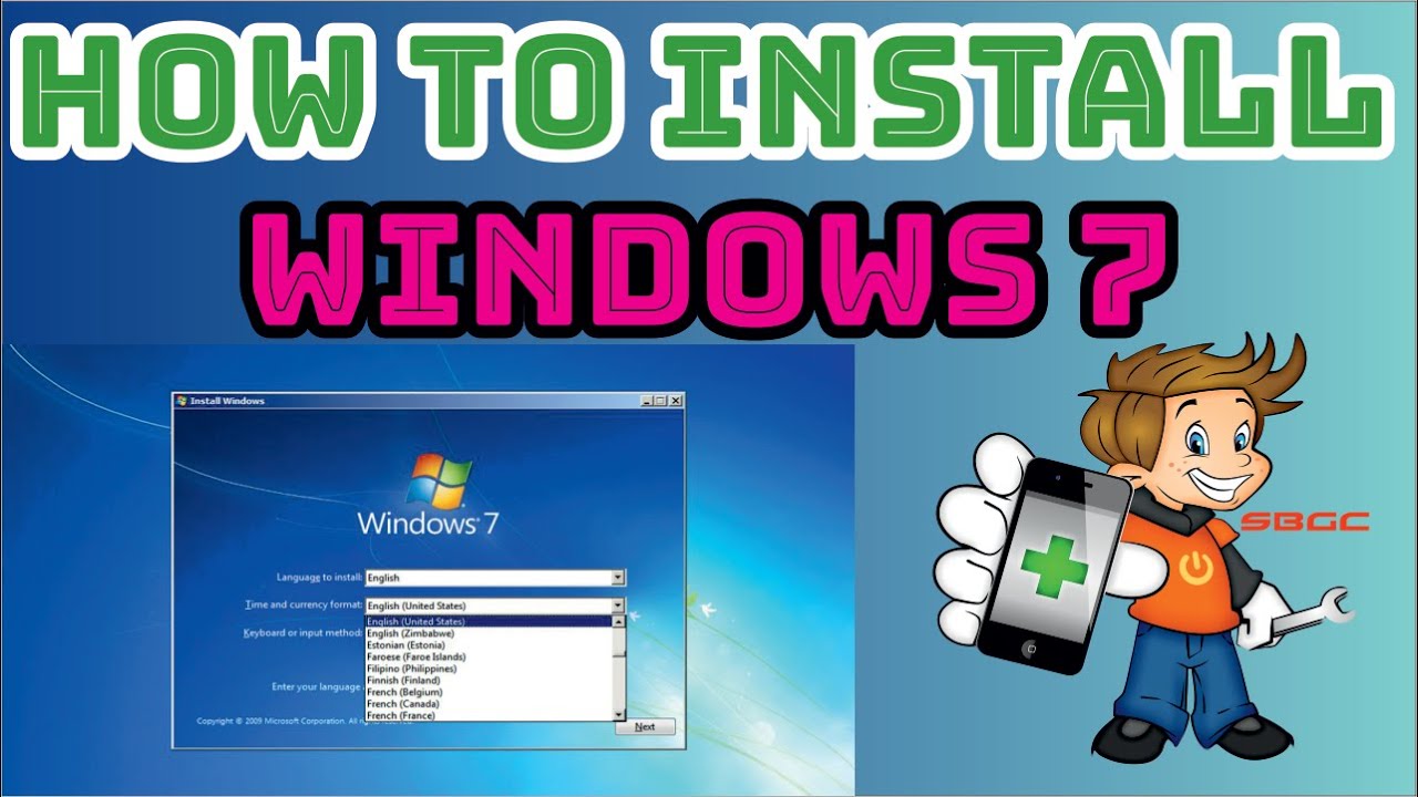 How To Install Windows 7 Usb